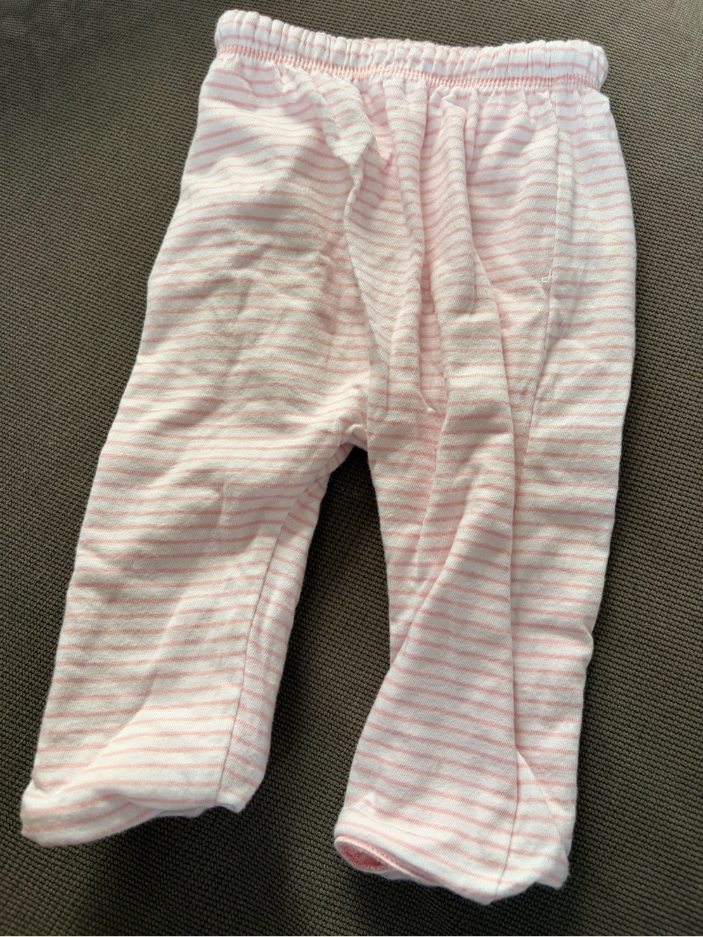 GAP Pink and White Striped Kids Bottoms